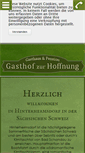 Mobile Screenshot of gasthof-zur-hoffnung.de